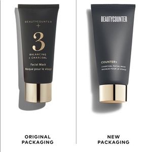 BEAUTYCOUNTER balancing charcoal facial mask 1 oz